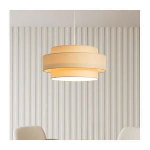Brilagi - Lampă suspendată pe cablu RESNA 1xE27/60W/230V Ø 40 cm bej imagine