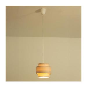 Brilagi - Lustră suspendată pe cablu RESNA, 1x E27, 60W, 230V, Ø 20 cm, bej imagine