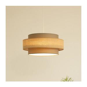 Brilagi - Lustru pe cablu RESNA, 1xE27/60W/230V, Ø 40 cm, maro/bej imagine