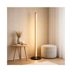 Lampă de podea LED VERDE LED/18W/230V 3000K stejar/negru imagine