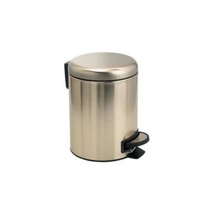 Gedy - Coș de gunoi POTTY 3 l, cu închidere silențioasă, auriu mat imagine