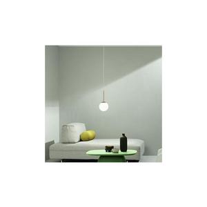 Ondaluce JEWEL - lustru suspendat pe cablu, 1xE14/10W/230V, Ø 17 cm, auriu/alb imagine