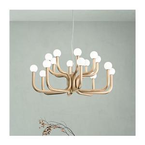 Ondaluce - Lustră DERBY pe cablu, 16xG9/7W/230V, Ø 81, 5 cm, aurie imagine