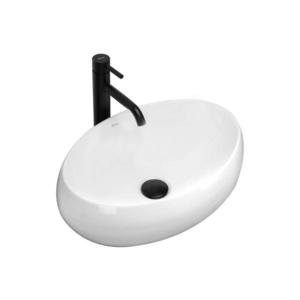 REA-U0462 - Lavoar pentru blat LINDA 34x48, 5 cm ceramică/alb lucios imagine