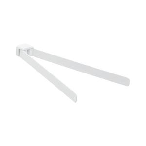 Gedy - Suport de perete pentru prosoape PIRENEI 35, 9 cm alb mat imagine
