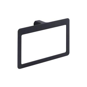 Gedy - Suport de perete pentru prosoape PIRENEI 15x23 cm negru mat imagine