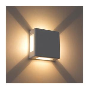 Brilagi - Aplică LED de exterior QUADRAY, 6W, 230V, albă, IP54 imagine