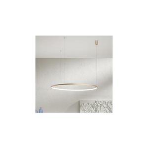 Ondaluce SOEL Lustru LED dimabil, suspendat pe cablu, LED/47W/230V, Ø 100 cm, auriu imagine