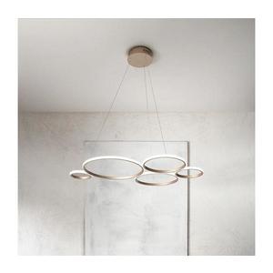 Ondaluce - Lustră LED dimerizabilă suspendată pe cablu POIS LED/60W/230V, auriu imagine