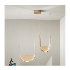 Ondaluce - Lustră LED dimabilă pe cablu LOTUS LED/55W/230V, auriu imagine