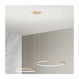 Ondaluce - Candelabru suspendat LED dimabil pe cablu SOEL LED/28W/230V + LED/38W auriu imagine