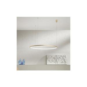 Ondaluce - Lustru LED reglabil pe cablu SOEL LED/38W/230V Ø 80 cm, auriu imagine