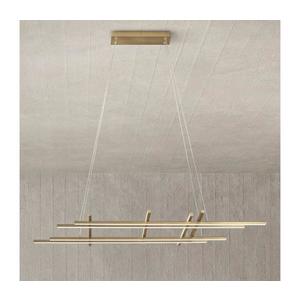 Ondaluce - Lustră LED reglabilă pe cablu MOVIDA LED/114W/230V auriu imagine