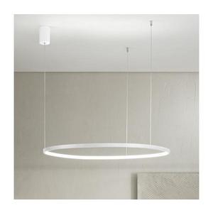 Ondaluce - Lustră LED dimmabilă suspendată pe cablu SOEL LED/38W/230V Ø 80 cm, albă imagine