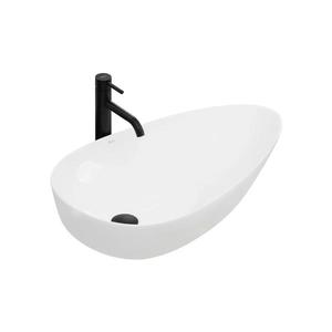 REA-U1500 - Lavoar pentru blat GRETA, 42, 5 x 77 cm, ceramică, alb lucios imagine