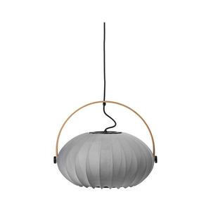 Halo Design 746354 - Lustră suspendată pe cablu DC 1xE27/40W/230V Ø 40 cm gri/stejar imagine
