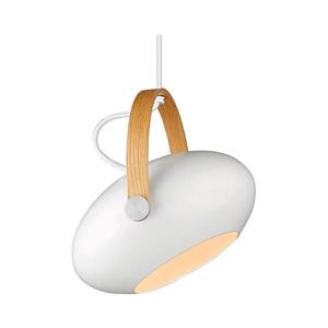 Halo Design 734337 - Pendul pe cablu DC, 1xE27/40W/230V, Ø 26 cm, alb/stejar imagine