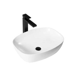 REA-U6616 - Lavoar FREJA pentru blat 39, 5x51 cm ceramică/alb imagine