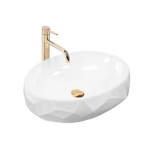 REA-U5660 - Lavoar pentru blat MAYA 39x60 cm ceramică/alb lucios imagine