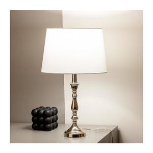 Brilagi - Lampă de masă CERIA, 1xE27/60W/230V, diametru 30 cm, crom lucios/alb imagine
