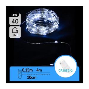 - Ghirlandă LED 40xLED/2x3V 4m alb rece imagine