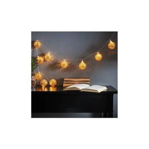 Eglo 411115 - Ghirlandă LED GLITTER 10xLED/2xAA 1, 65 m alb cald imagine