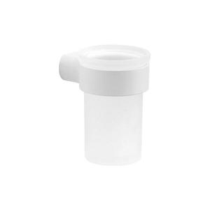 Gedy - Suport de perete pentru periuțe de dinți PIRENEI sticlă mată/alb imagine