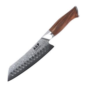 Gudaro - Cuțit de bucătărie TAKUMI 7", oțel damasc, 67 de straturi, lungime 17, 5 cm, mâner din nucă imagine
