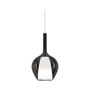 Ideal Lux - Pendul pe cablu KALIQUE 1xE27/42W/230V Ø 18 cm, fumuriu-negru imagine