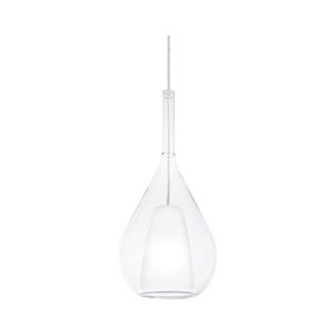 Ideal Lux - Pendul pe cablu KALIQUE 1xE27/42W/230V Ø 18 cm transparent imagine