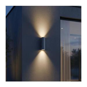 Ideal Lux - Aplica de exterior GUN 1xGU10/35W/230V 21 cm IP44 gri imagine