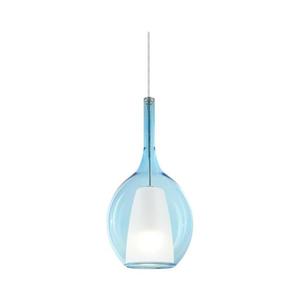 Ideal Lux - Pendul pe cablu KALIQUE 1xE27/42W/230V, Ø18 cm, albastru fumuriu imagine