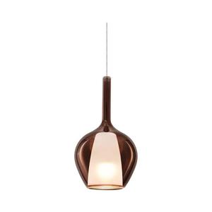 Ideal Lux - Pendul cu cablu KALIQUE 1xE27/42W/230V Ø 18 cm, cupru fumuriu imagine
