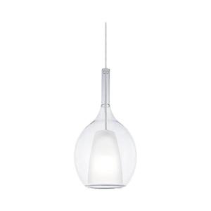 Ideal Lux - Lustra suspendată pe cablu KALIQUE 1xE27/42W/230V Ø 18 cm transparentă imagine