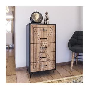 Dulap PLANET 95x50 cm maro/antracit imagine