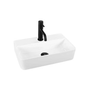 REA-U0630 - Lavoar NAOMI 28, 5 x 45, 5 cm, ceramică, alb, pentru montaj pe blat sau suspendat imagine