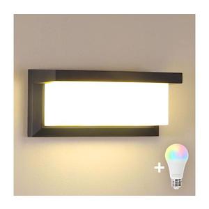 Brilagi BRICKY Aplica de perete pentru exterior LED RGBW 1xE27/15W/230V antracit IP54 imagine