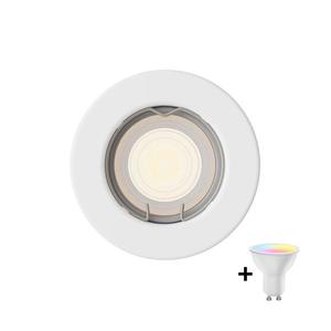 Philips - Spot încastrat LED RGBW reglabil PERIDOT 1xGU10/6W/230V alb + telecomandă imagine