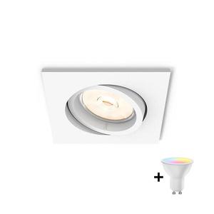 Philips - Spot LED RGBW dimabil încastrat DONEGAL 1xGU10/4, 8W/230V + telecomandă imagine