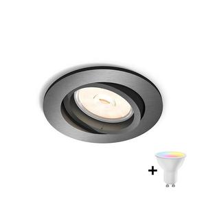 Philips - Spot LED încastrat dimmabil RGBW DONEGAL 1xGU10/4, 8W/230V + telecomandă imagine