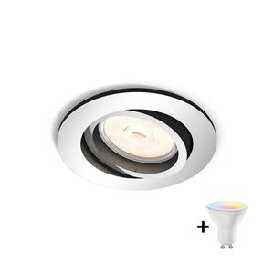 Philips - Spot LED RGBW încastrat, reglabil, DONEGAL 1xGU10/4, 8W/230V + telecomandă imagine