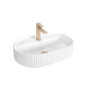 REA-U4002 - Lavoar pentru blat MARCELA 37x60 cm ceramică/alb lucios imagine