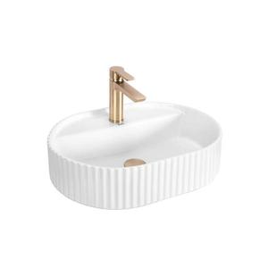 Lavoar MARCELA 35, 5 x 50 cm, ceramică, alb lucios - REA-U4003 imagine