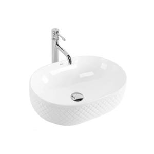 REA-U6366 - Lavoar pentru blat OKTAWIA 35, 5x50 cm ceramică/alb imagine