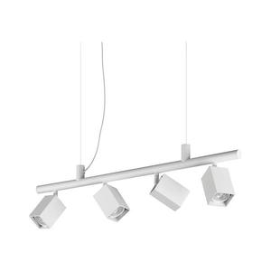 Ideal Lux - Lustră LED suspendată DYNAMITE 4x GU10/7W/230V CRI 90 albă imagine