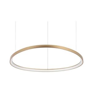 Ideal Lux - GEMINI lustră LED suspendată pe cablu, 78W/230V, 2700K, diam. 105 cm, CRI 90, alamă imagine
