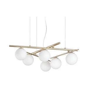 Ideal Lux - Lustru LED ATLAS suspendat pe cablu, 6x G9/3W/230V, auriu imagine