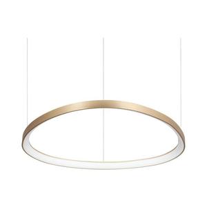 Ideal Lux - GEMINI Lustră LED suspendată pe cablu, 56W/230V, 4000K, diam. 81 cm, CRI 90, alamă imagine