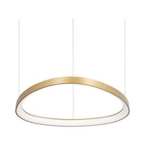 Ideal Lux - Lustră LED suspendată pe cablu GEMINI, 47W, 230V, 4000K, Ø 61 cm, CRI 90, alamă imagine
