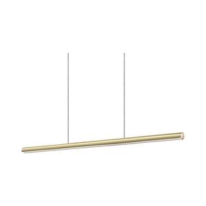 Ideal Lux - Lustră suspendată pe cablu DORICA LED dimabilă, 35W/230V, CRI 90, 140 cm, alamă imagine